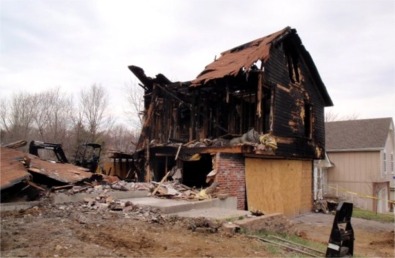 Reed Residence Total Fire Loss - Wentworth Contracting